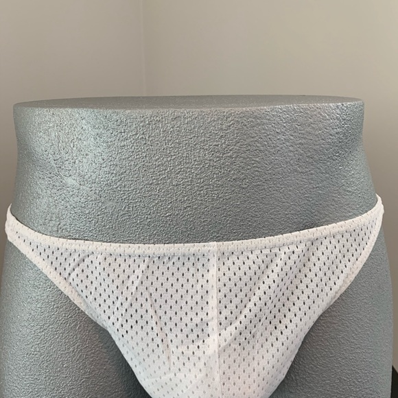 Football Mesh Brief - White B064* - Picture 9 of 14